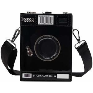 Retro Pu Camera Shaped Snapshot Casual Cross Body Shoulder Handbag :^)
